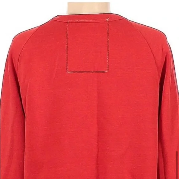 Aviator Nation Heart Embroidery Sweatshirt *RARE* in RED Medium - Picture 6 of 11